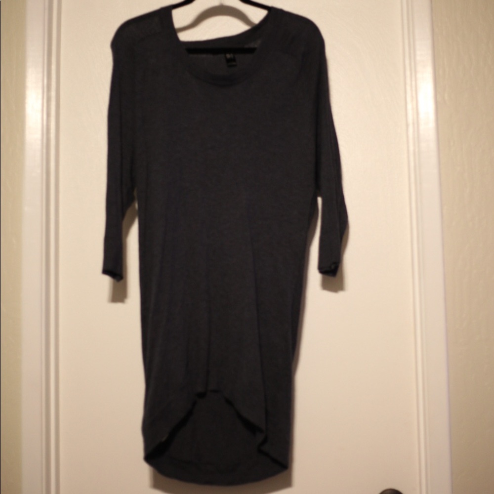 High to low sweater